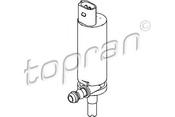 500 556 TOPRAN Water Pump, headlight cleaning