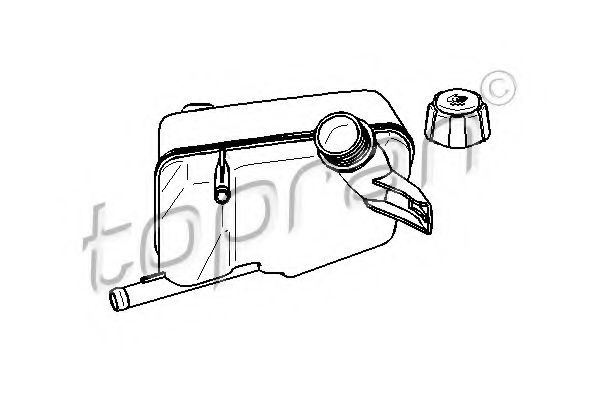 700 429 TOPRAN Cooling System Expansion Tank, coolant