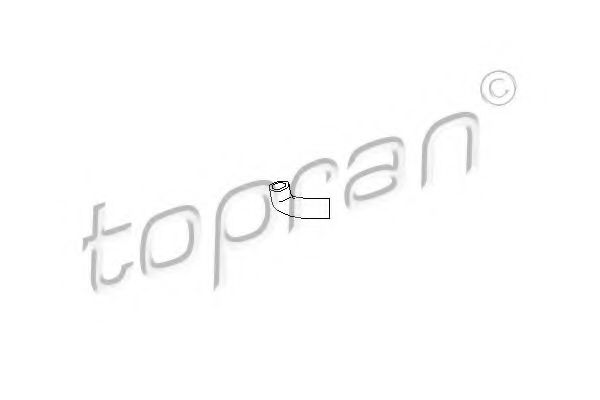 721 799 TOPRAN Cylinder Head Hose, cylinder head cover breather