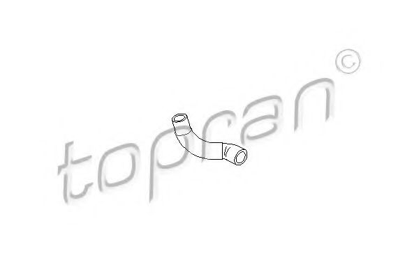 721 794 TOPRAN Блок-картер двигателя Шланг, вентиляция картера