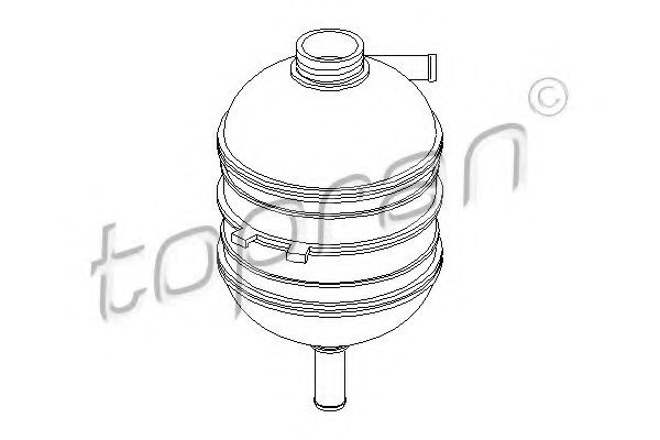 721 997 TOPRAN Cooling System Expansion Tank, coolant