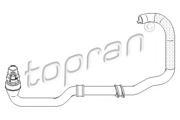 721 449 TOPRAN Rod/Strut, stabiliser