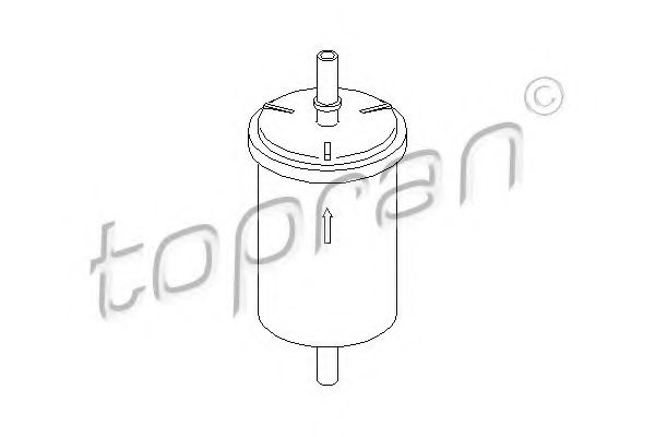 720 937 TOPRAN Fuel filter