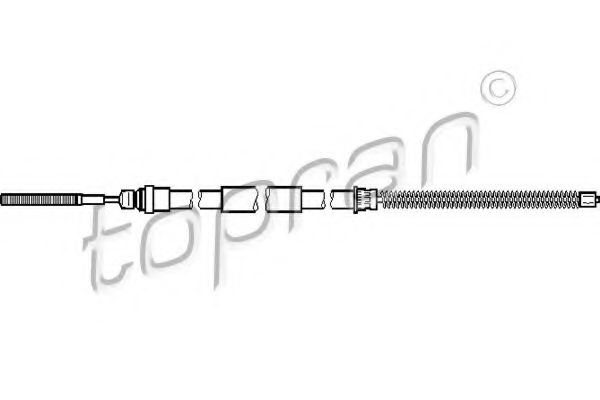 721 639 TOPRAN Wheel Suspension Rod/Strut, stabiliser