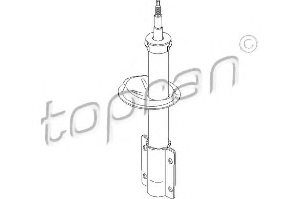 720 836 TOPRAN Wheel Suspension Track Control Arm