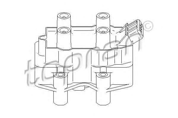 720 307 TOPRAN Ignition System Ignition Coil
