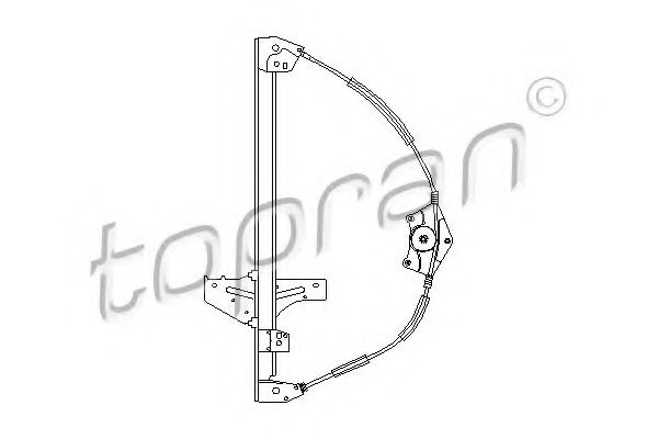 721 758 TOPRAN Wheel Suspension Rod/Strut, stabiliser