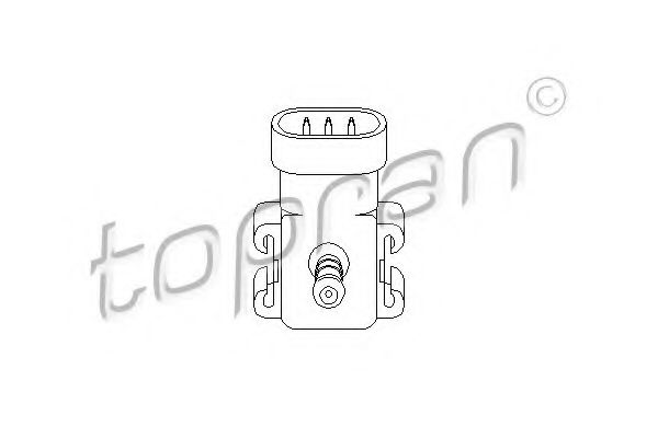 207 831 TOPRAN Sensor, intake manifold pressure