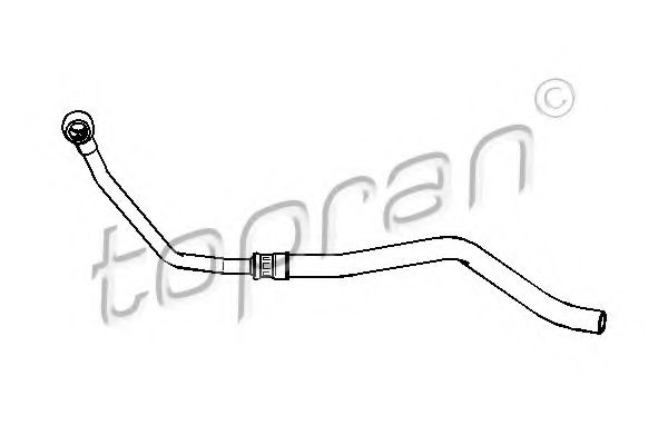 501 733 TOPRAN Steering Hydraulic Hose, steering system