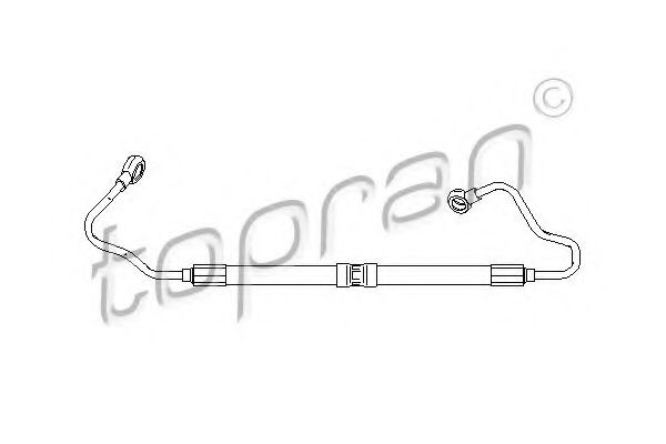 501 741 TOPRAN Wheel Suspension Track Control Arm