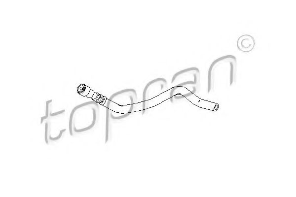 501 732 TOPRAN Hydraulic Hose, steering system