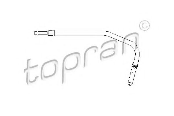 501 734 TOPRAN Steering Hydraulic Hose, steering system