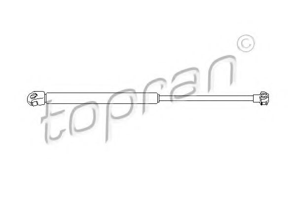 501 802 TOPRAN Exhaust System Front Silencer