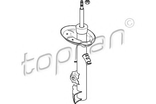 501 620 TOPRAN Suspension Shock Absorber