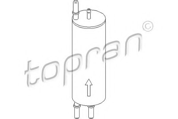 501 770 TOPRAN Система подачи топлива Топливный фильтр