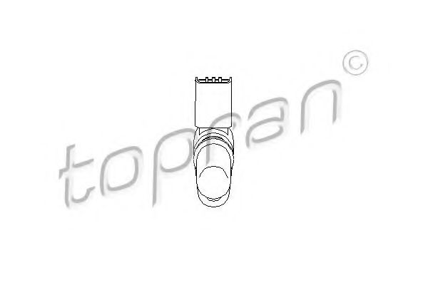 207 854 TOPRAN Sensor, crankshaft pulse