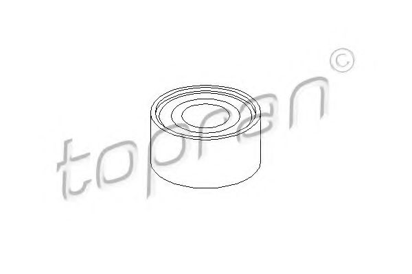 722 770 TOPRAN Deflection/Guide Pulley, timing belt