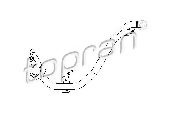722 756 TOPRAN Cooling System Coolant Tube