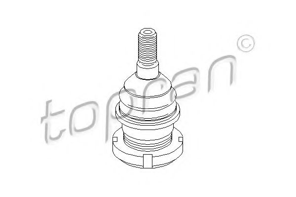 407 811 TOPRAN Wheel Suspension Ball Joint