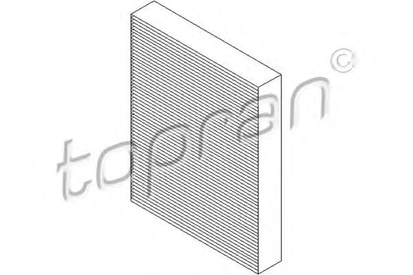 113 022 TOPRAN Heating / Ventilation Filter, interior air