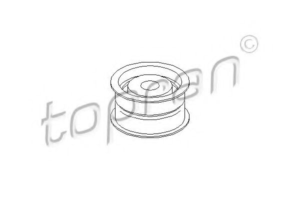 113 127 TOPRAN Deflection/Guide Pulley, timing belt