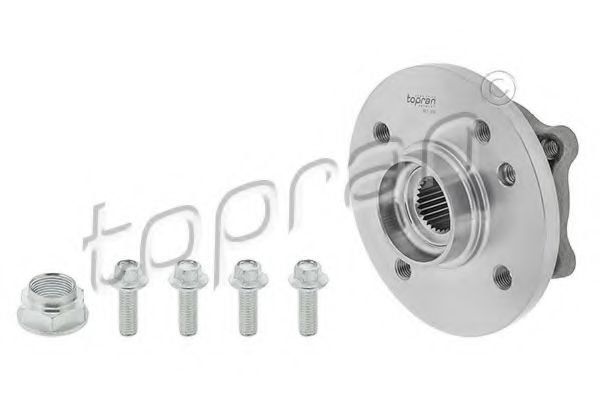 501 018 TOPRAN Condenser, air conditioning