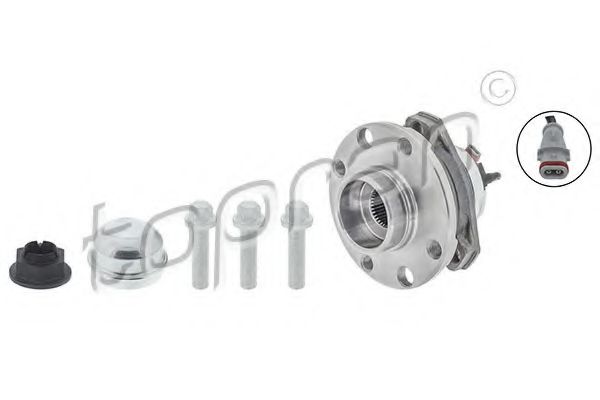 207 389 TOPRAN Wheel Suspension Wheel Bearing Kit