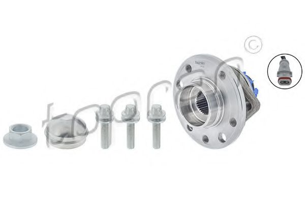 207 392 TOPRAN Wheel Suspension Wheel Bearing Kit