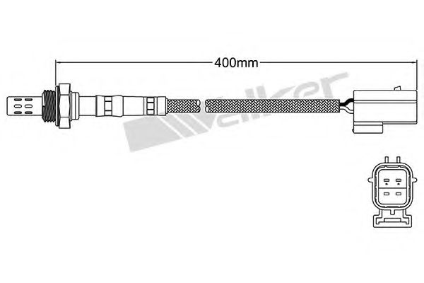 250-24805 WALKER+PRODUCTS Mixture Formation Lambda Sensor