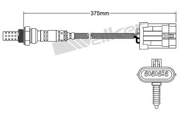 250-24012 WALKER+PRODUCTS Mixture Formation Lambda Sensor