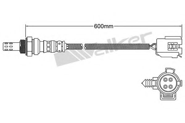 250-24076 WALKER+PRODUCTS Mixture Formation Lambda Sensor