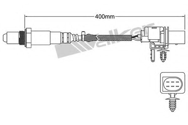 250-25034 WALKER+PRODUCTS Mixture Formation Lambda Sensor