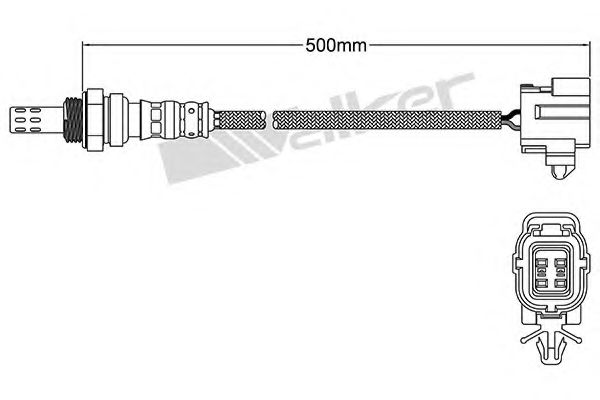 250-24369 WALKER+PRODUCTS Mixture Formation Lambda Sensor