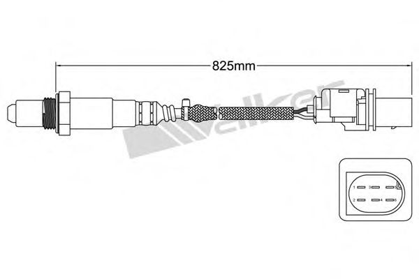 800-95010 WALKER+PRODUCTS Mixture Formation Lambda Sensor