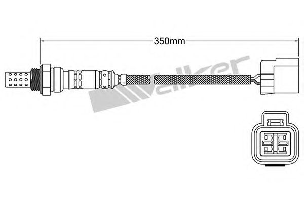 250-24885 WALKER+PRODUCTS Mixture Formation Lambda Sensor