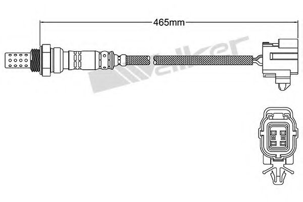 250-24366 WALKER+PRODUCTS Mixture Formation Lambda Sensor