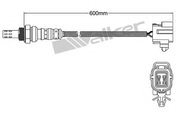 250-24365 WALKER+PRODUCTS Mixture Formation Lambda Sensor