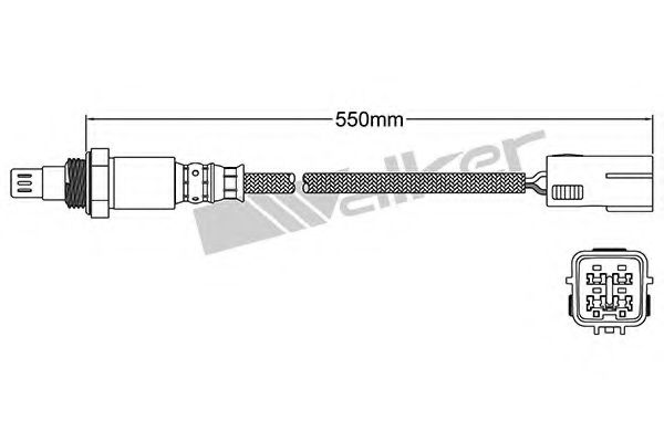 250-54031 WALKER+PRODUCTS Mixture Formation Lambda Sensor