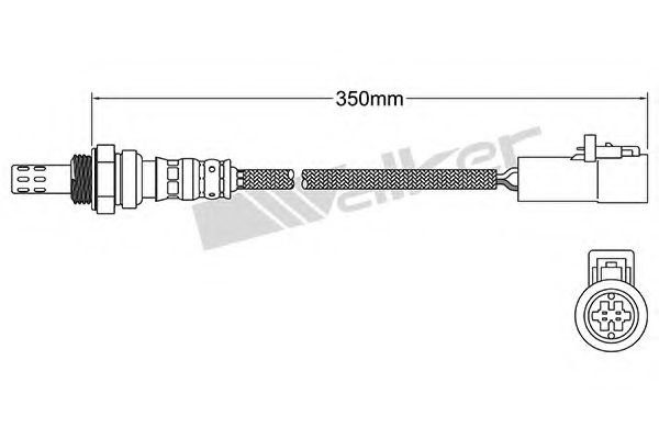 250-24939 WALKER+PRODUCTS Mixture Formation Lambda Sensor