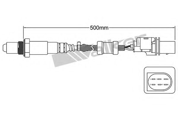 250-25078 WALKER+PRODUCTS Mixture Formation Lambda Sensor