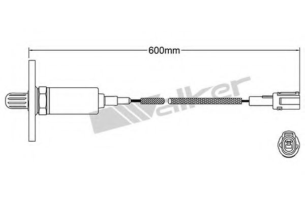 250-21073 WALKER+PRODUCTS Mixture Formation Lambda Sensor