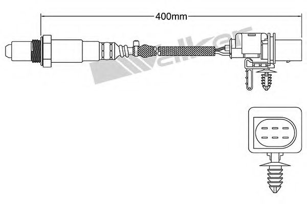 250-25095 WALKER+PRODUCTS Mixture Formation Lambda Sensor