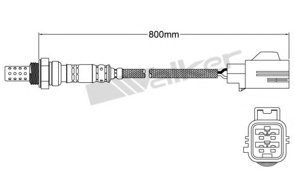 250-24744 WALKER+PRODUCTS Mixture Formation Lambda Sensor