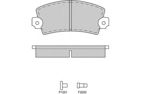 12-0026 E.T.F. Brake Pad Set, disc brake
