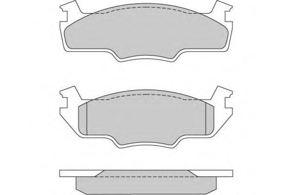 120166 E.T.F. Brake Pad Set, disc brake