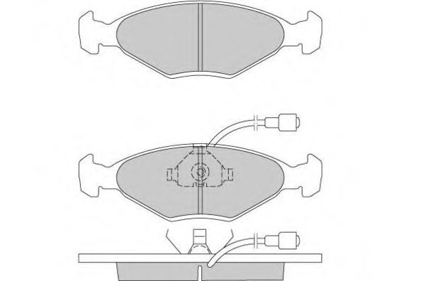 120177 E.T.F. Brake Pad Set, disc brake