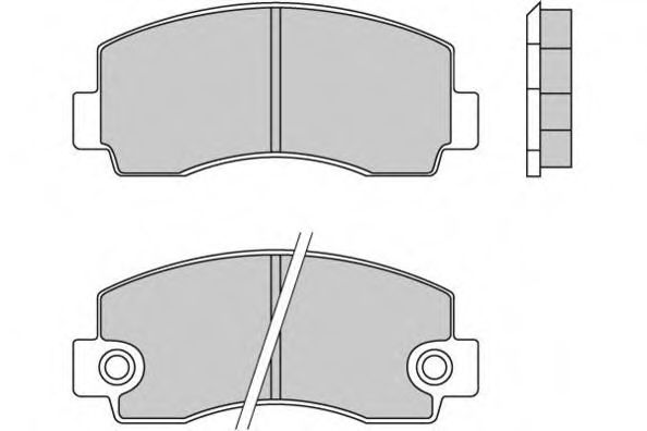 12-0215 E.T.F. Brake Pad Set, disc brake