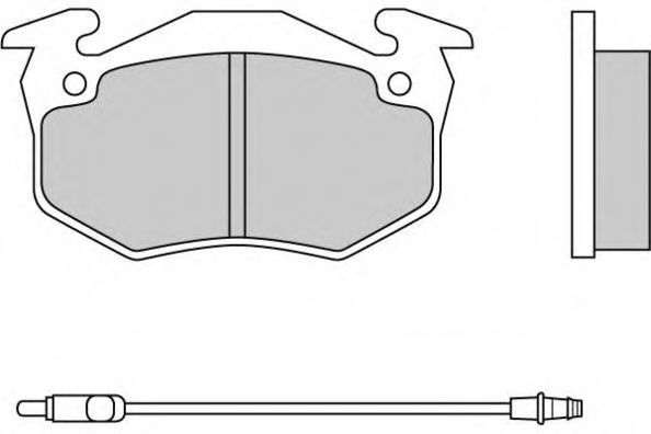 12-0229 ETF Brake Pad Set, disc brake