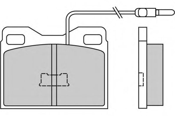 12-0264 ETF Тормозная система Комплект тормозных колодок, дисковый тормоз