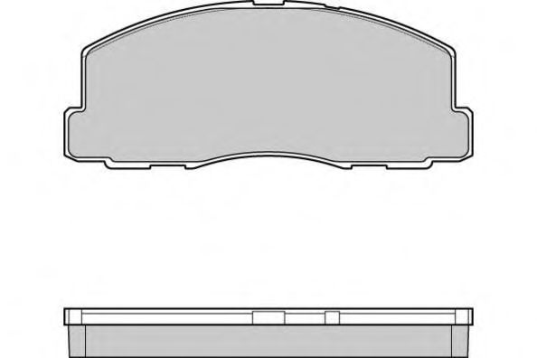 12-0299 E.T.F. Brake Pad Set, disc brake